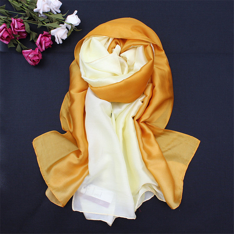 Lenço de Seda Longo para Mulheres, Xales e Xales Luxuosos Pashmina, Pashmina Macia para Outono e Inverno, Novo