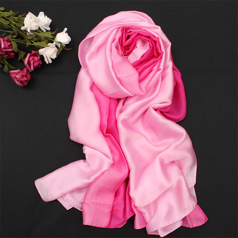 Lenço de Seda Longo para Mulheres, Xales e Xales Luxuosos Pashmina, Pashmina Macia para Outono e Inverno, Novo