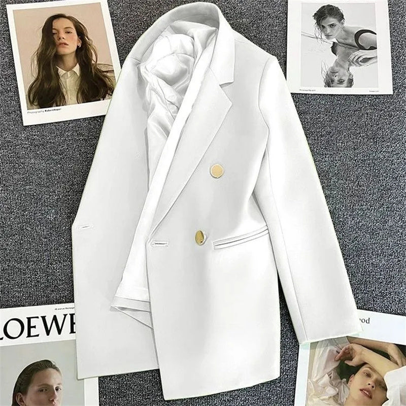 Casaco Feminino Elegante Casual, Jaqueta Chique, Blazers Femininos, Casacos, Moda, Inverno, Outono, Primavera, Novo