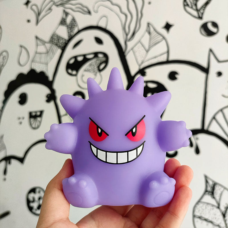 Pokémon Gengar Figures Night Light, LED, modelo Gengar, luminária, abajur, brinquedo, Halloween, coleção criativa, brinquedos brilhantes