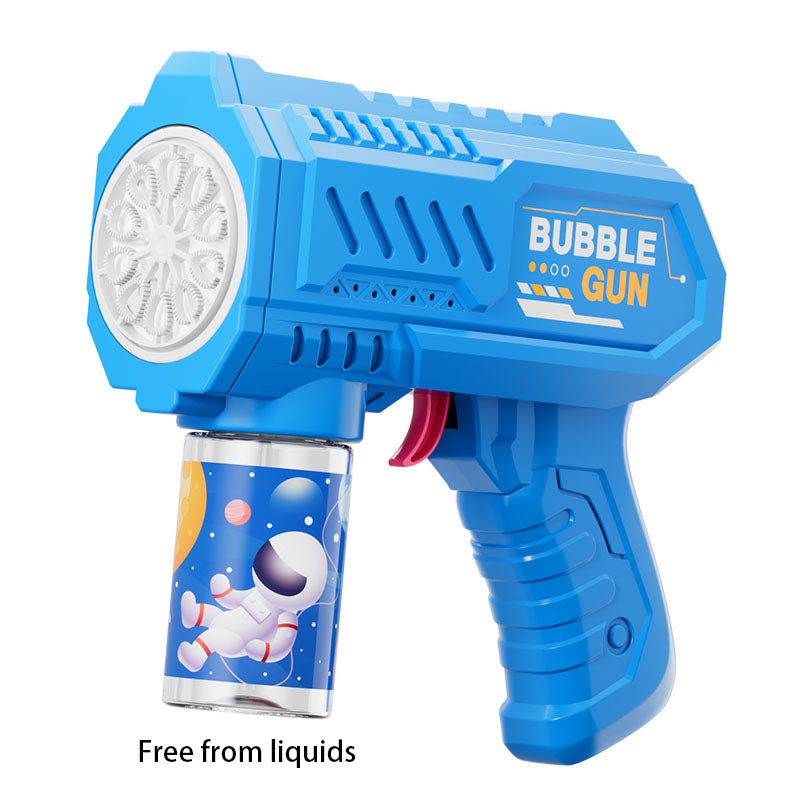 Pistola elétrica astronauta para crianças, máquina de luz automática, banho na praia do verão, jogo ao ar livre, brinquedos de fantasia, presente para crianças