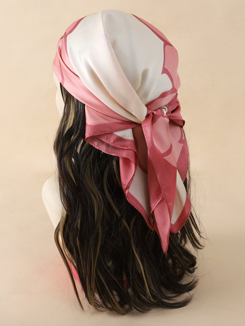 Lenço de Seda, Quadrado para Mulheres, Faixa de Cabelo, Pescoço Gato,H Praia Hijab, Lenço, Cabeça, Bandanas, Bandana, Foulard Feminino, Marca de Luxo, 70cm