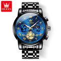 Relógio de Pulso Alto Mar, Classic Roman Scale Dial, Para Homens, Impermeável, Luminoso, Quartzo, Luxo, Marca Superior, Masculino, Original, Novo