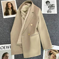 Casaco Feminino Elegante Casual, Jaqueta Chique, Blazers Femininos, Casacos, Moda, Inverno, Outono, Primavera, Novo