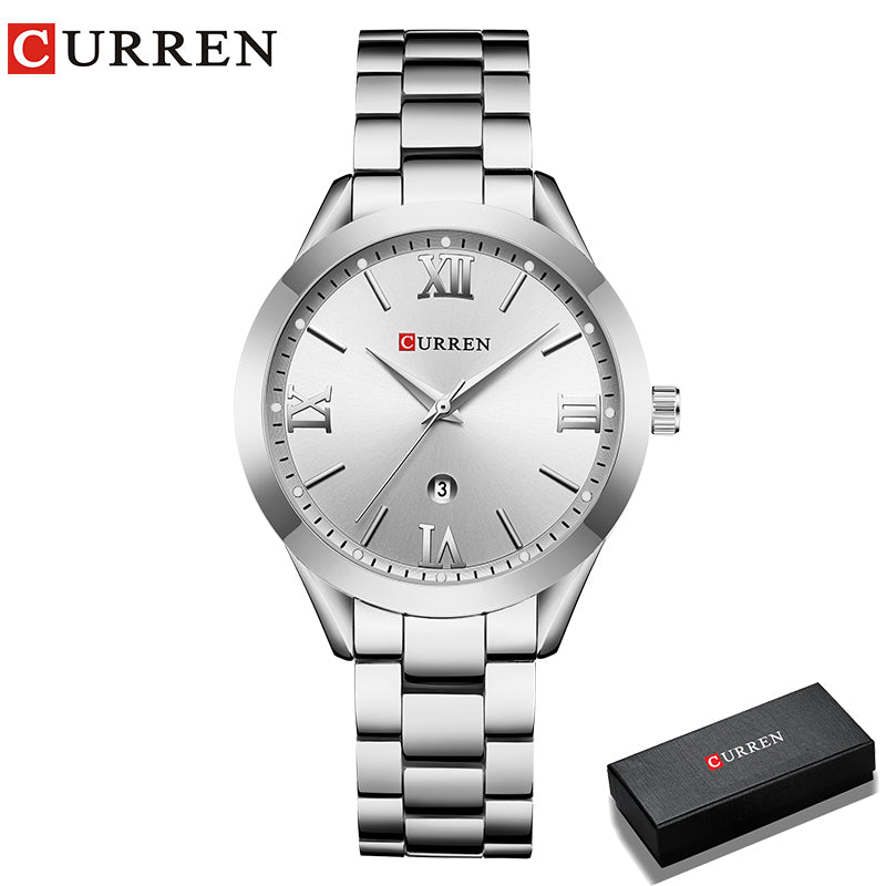 Relógio Curren Feminino, Relógios, Mulheres, Senhoras, Pulseira de Aço, Criativo, Elegante, Moda, Luxo, Novo