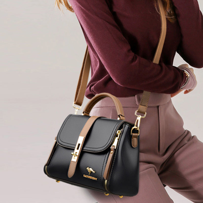 Bolsas Flip Cover para Mulheres, Bolsas Crossbody, Couro de Alta Qualidade, Bolsas de Ombro Messenger, Luxury Designers, Moda