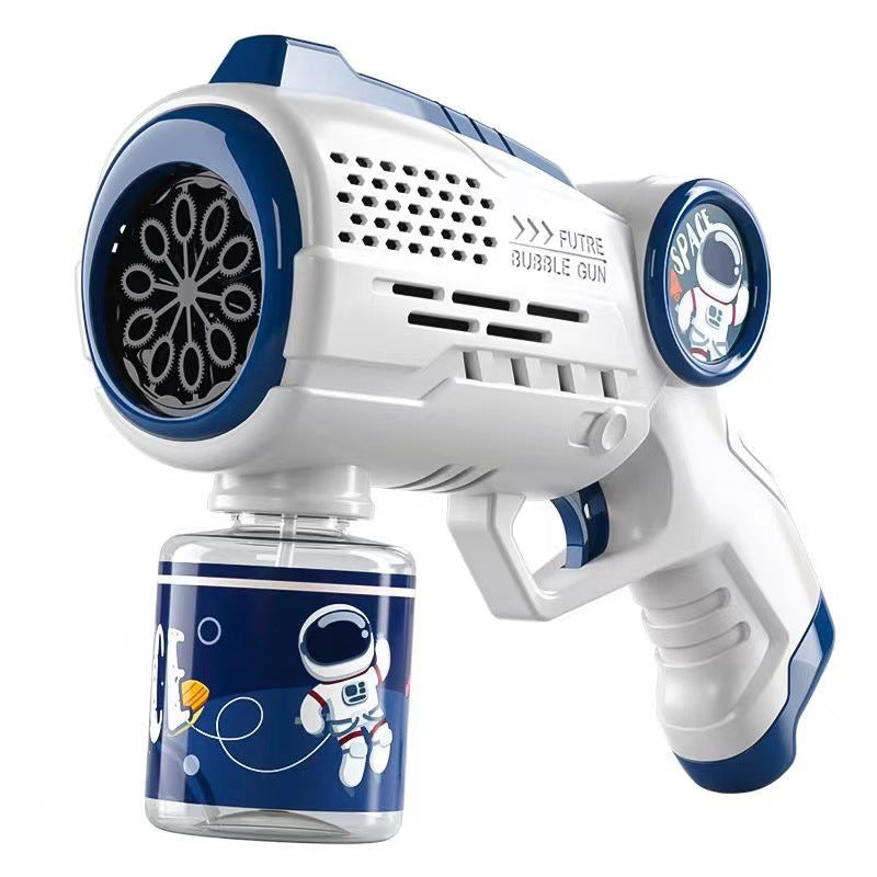 Pistola elétrica astronauta para crianças, máquina de luz automática, banho na praia do verão, jogo ao ar livre, brinquedos de fantasia, presente para crianças