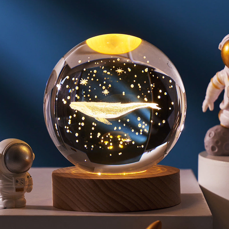 Sistema Solar Globo Galáxia K9 Bola De Cristal Luz, Gravado A Laser 3D, Astronomia Planetas, Animais, Amor, Signos do Zodíaco, Decoração Para Casa, Modelo Cósmico, Presente, Aniversário